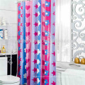 Fancy design rideau de chambre froide imprimé clapet de douche en pvc